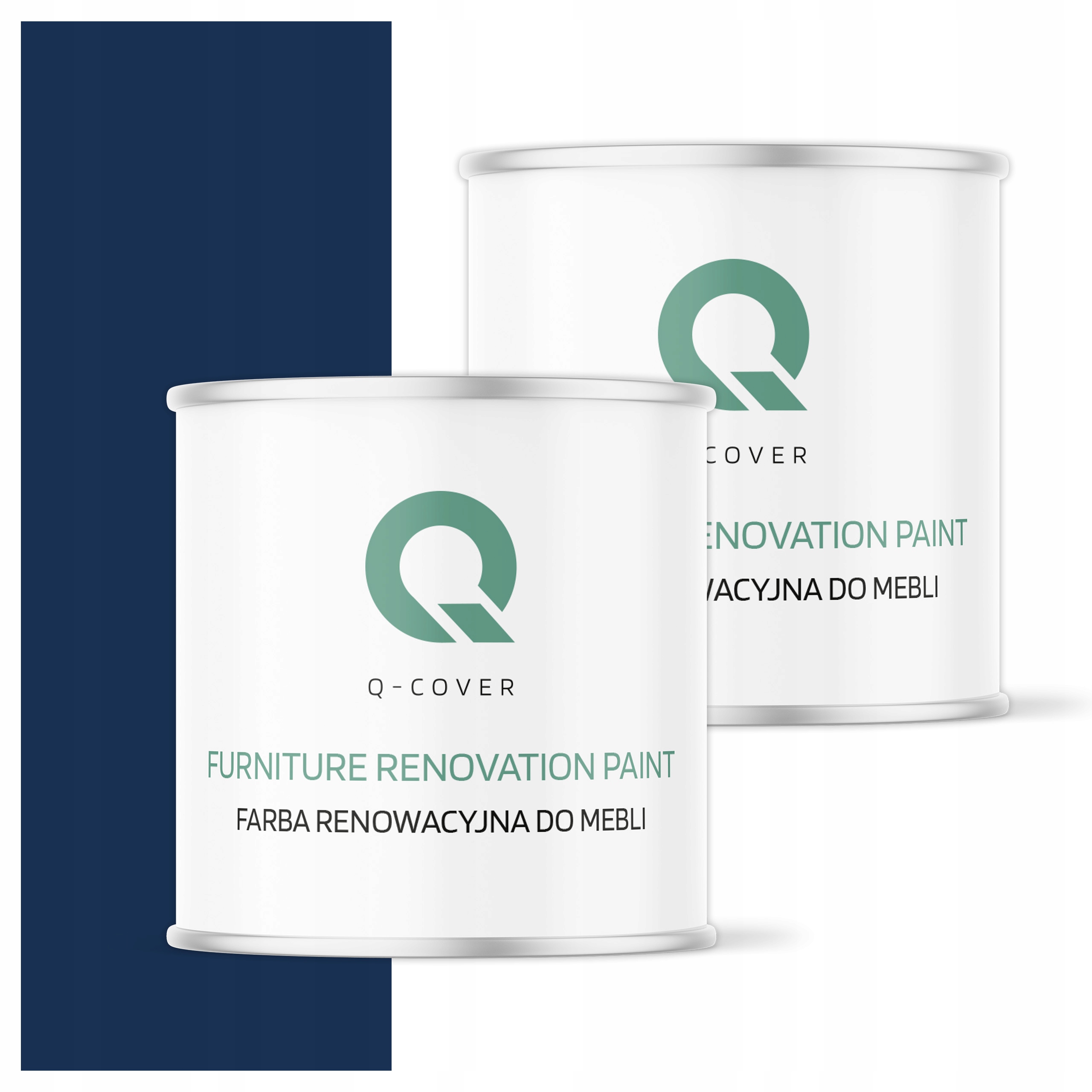 Farba na renováciu nábytku z dreva Ozdobná modrá Kobaltová 5013 Satén 2.5