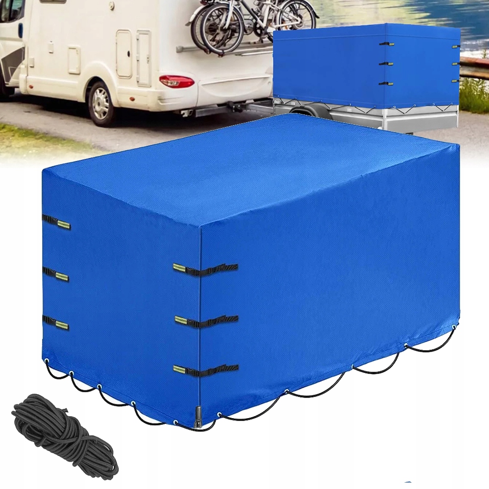 Obal na rám h-110 cm, plachta na přívěs s reflexními pruhy 600D