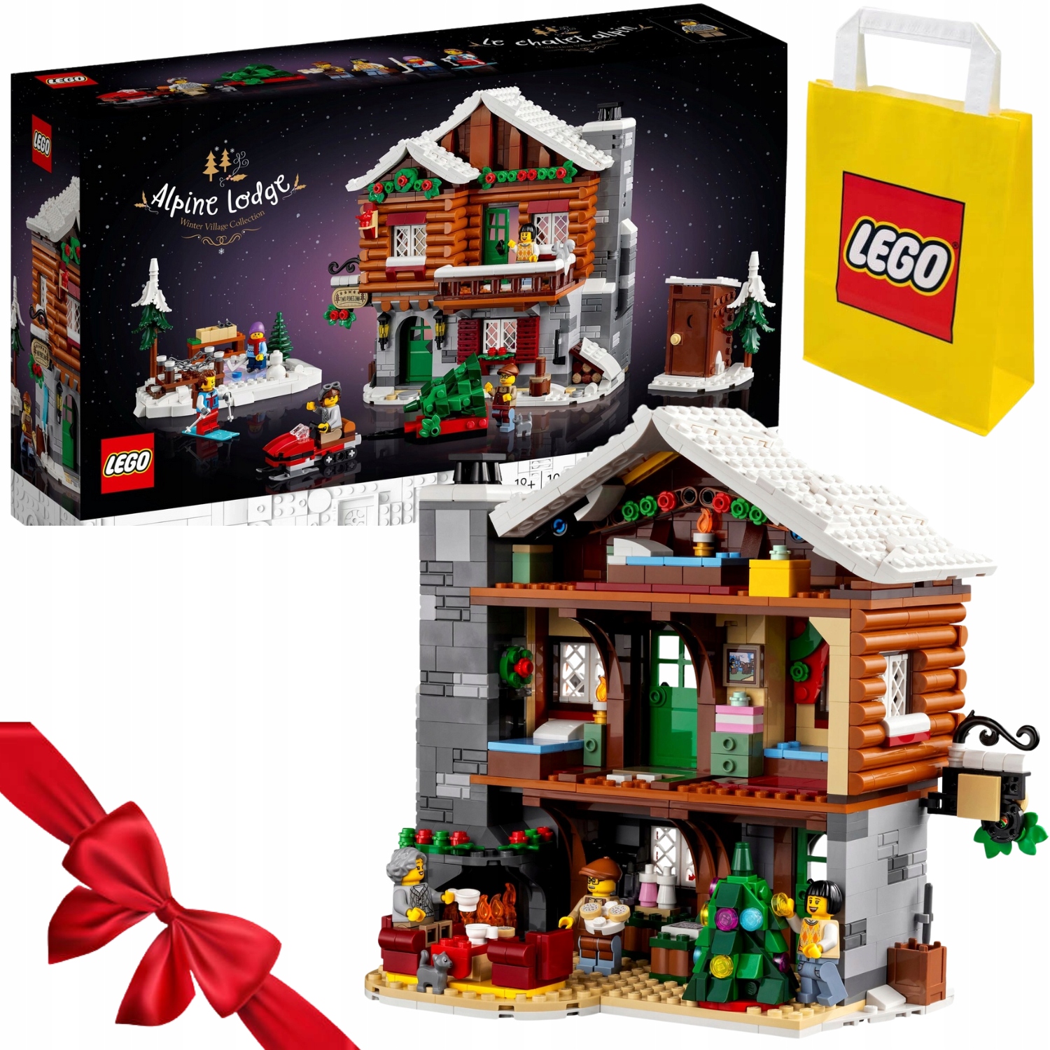 Zestaw Klocków Lego 10325 Icons Górska Chata Na Święta Top