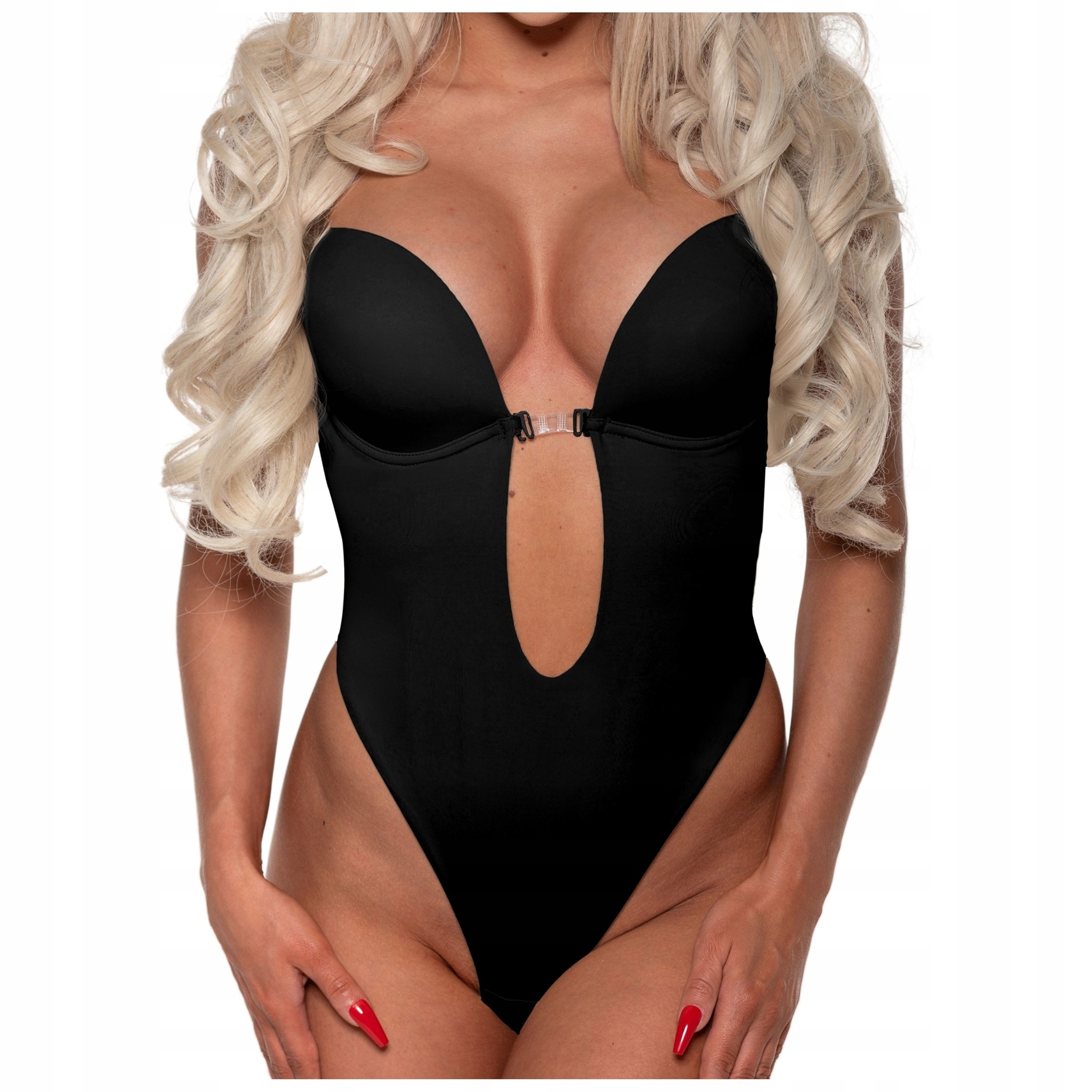 Body Bez Pleców Do Sukni Na Ramiączkach Seksowne Głęboki Dekolt Sexy M/L Marka Markal