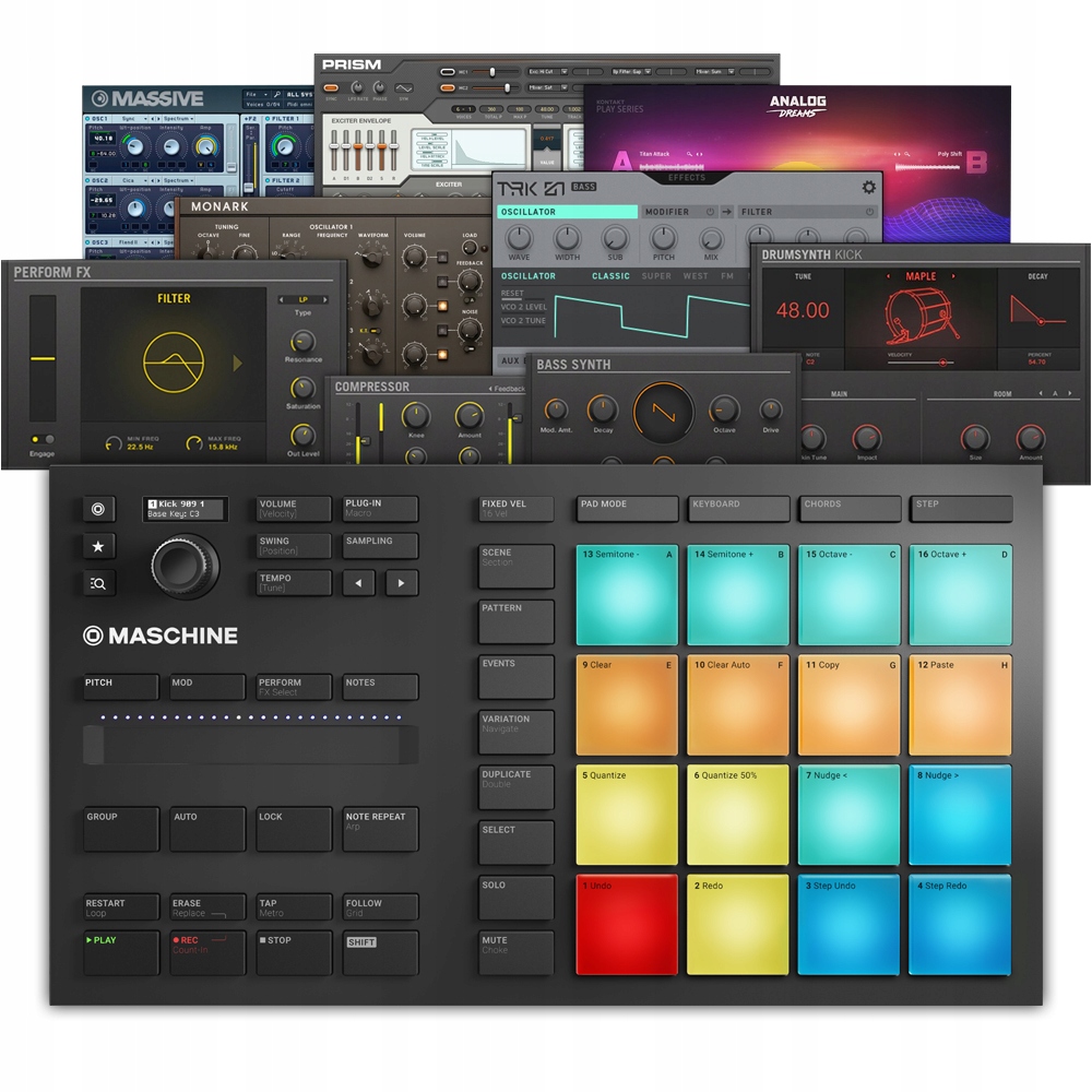Sampler Native Instruments Maschine Mikro Mk3 + K14 Select za darmo