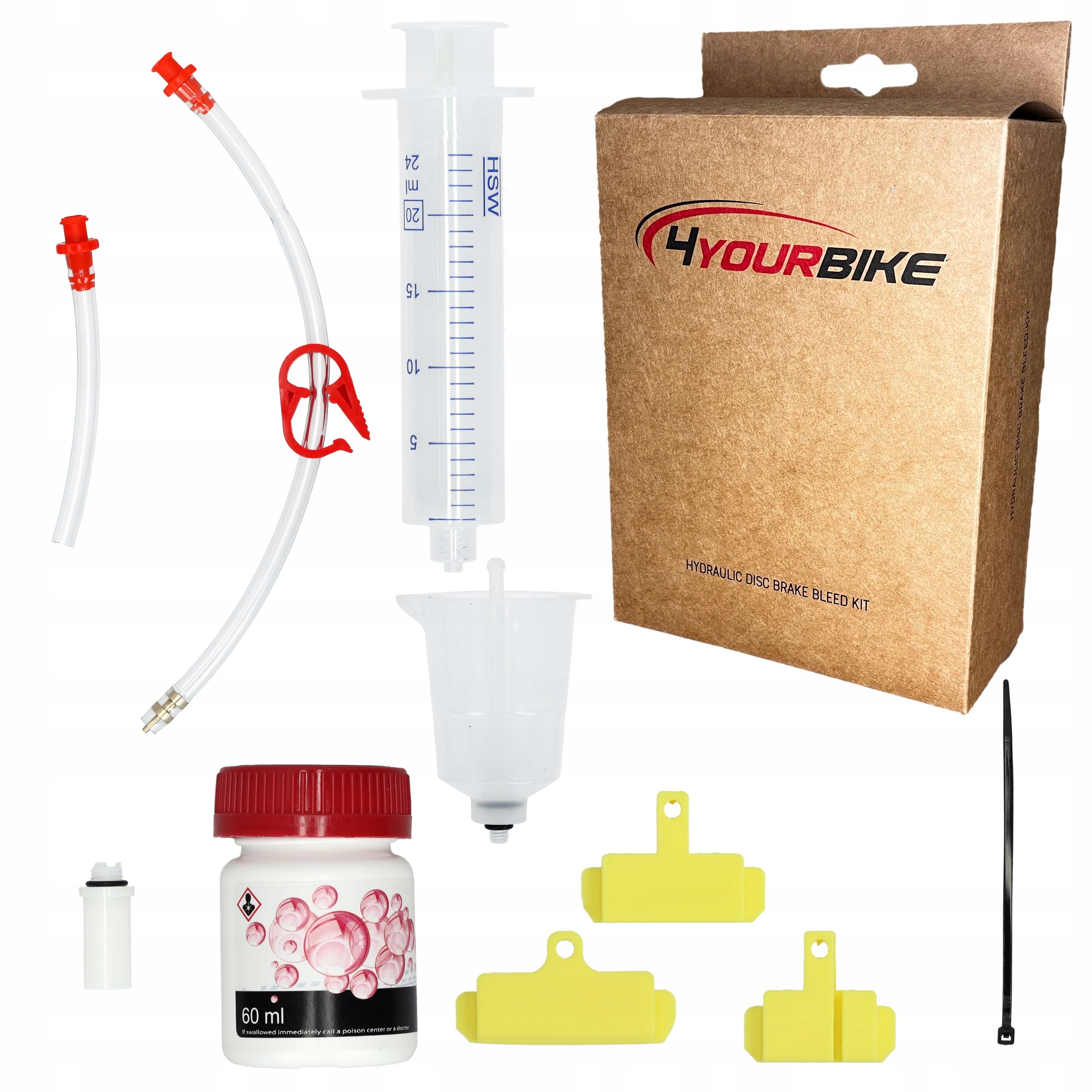 Zestaw Odpowietrzający do Hamulców Shimano Pro Wszystkie Modele