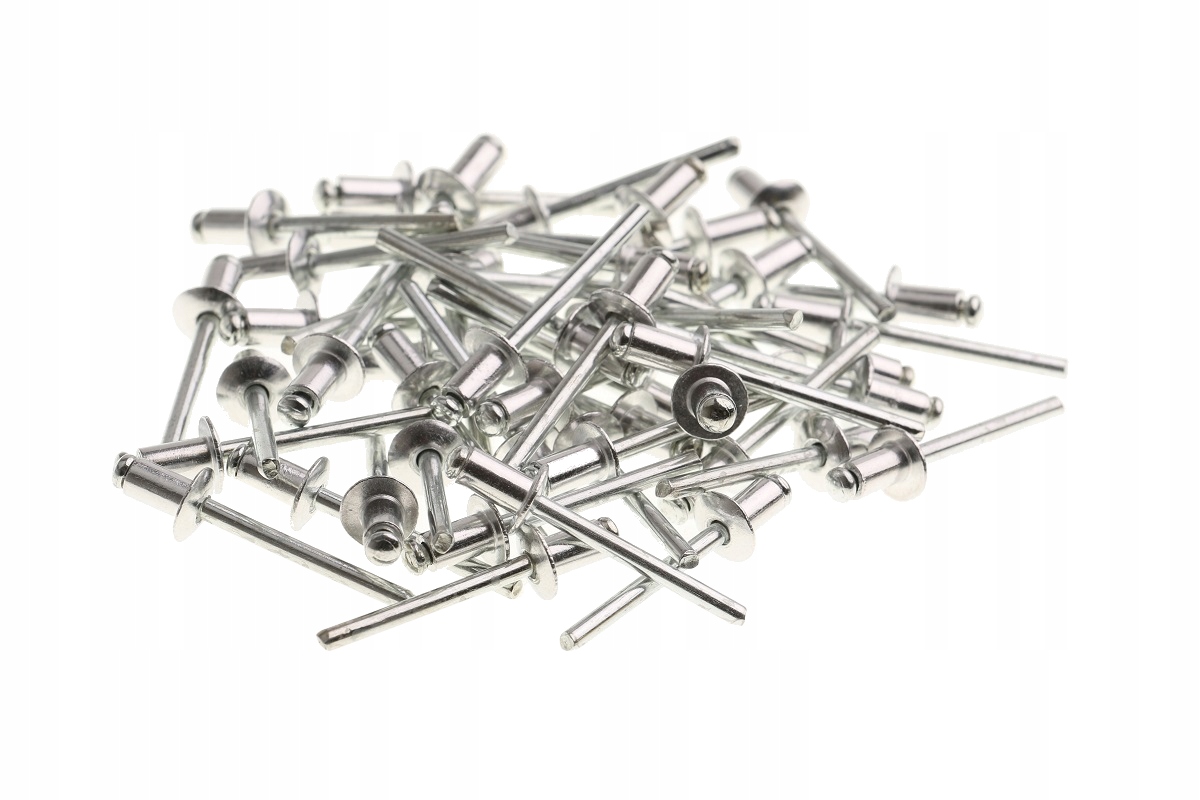 

Nity Zrywalne Aluminiowe 4,8 x 8 mm 50 sztuk