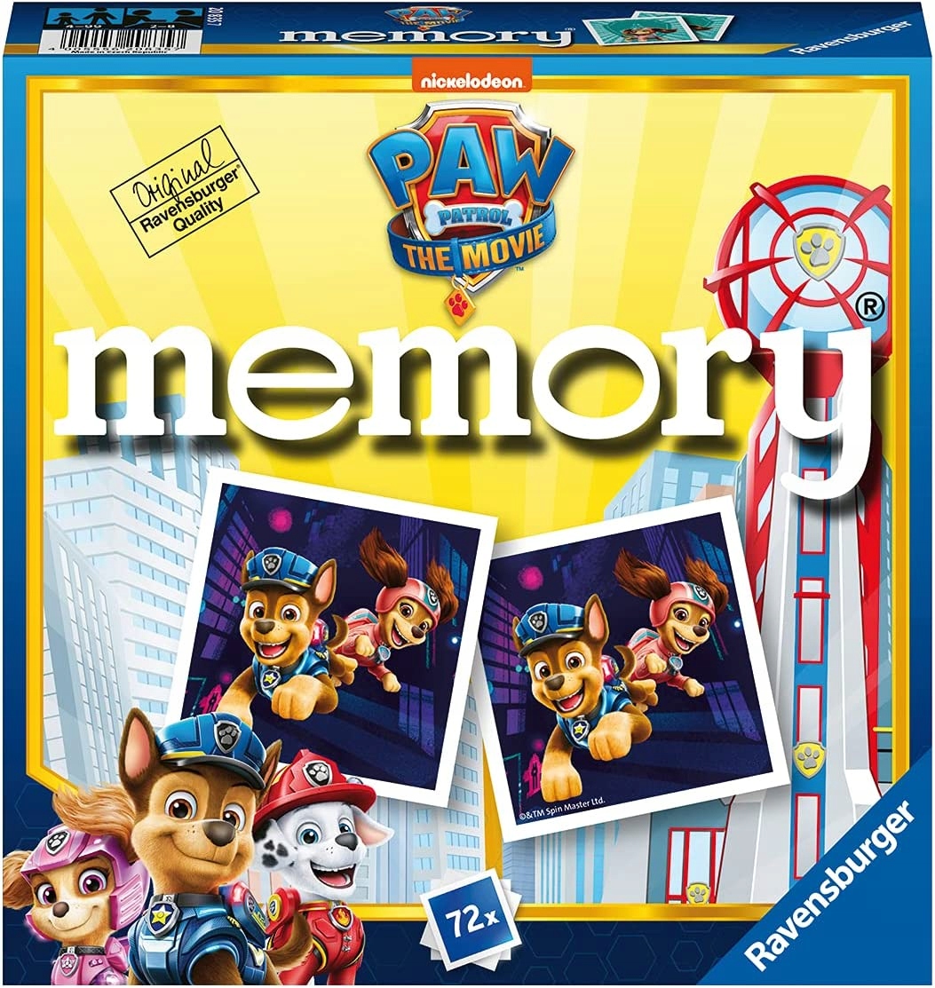GRA MEMORY PSI PATROL FILM Paw Patrol MEMO The Movie Memory 72 el.
