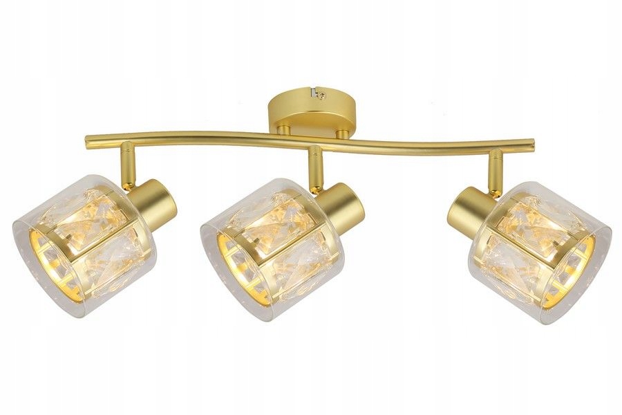 Lampa sufitowa Elmo 3xE14 40W złoty plafon Reality 838803-36