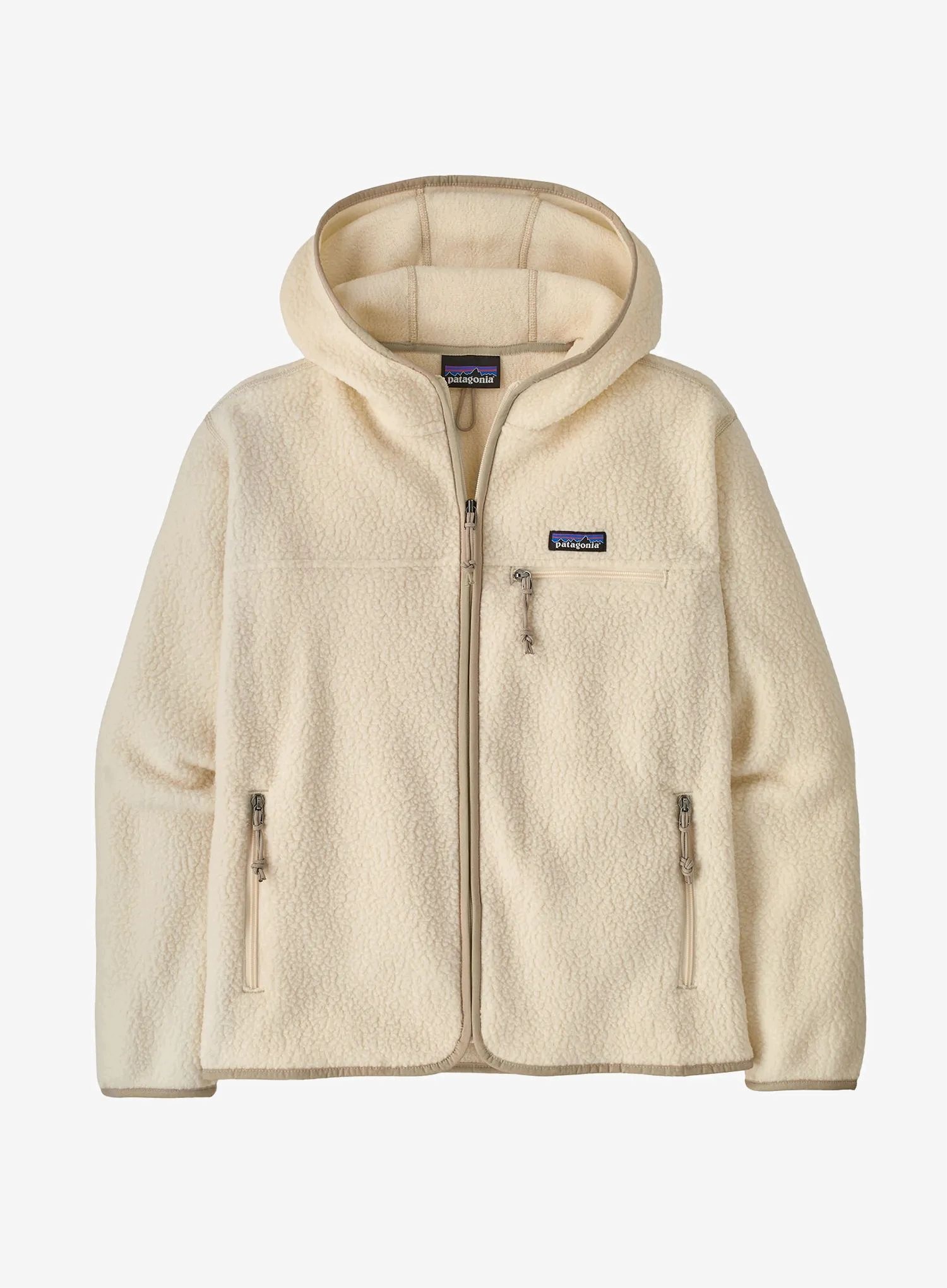Polar damski Patagonia Retro Pile Hoody natural Xs