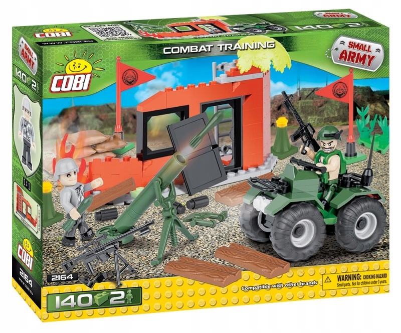 Klocki 2164 Cobi Small Army 140 elementów Poligon