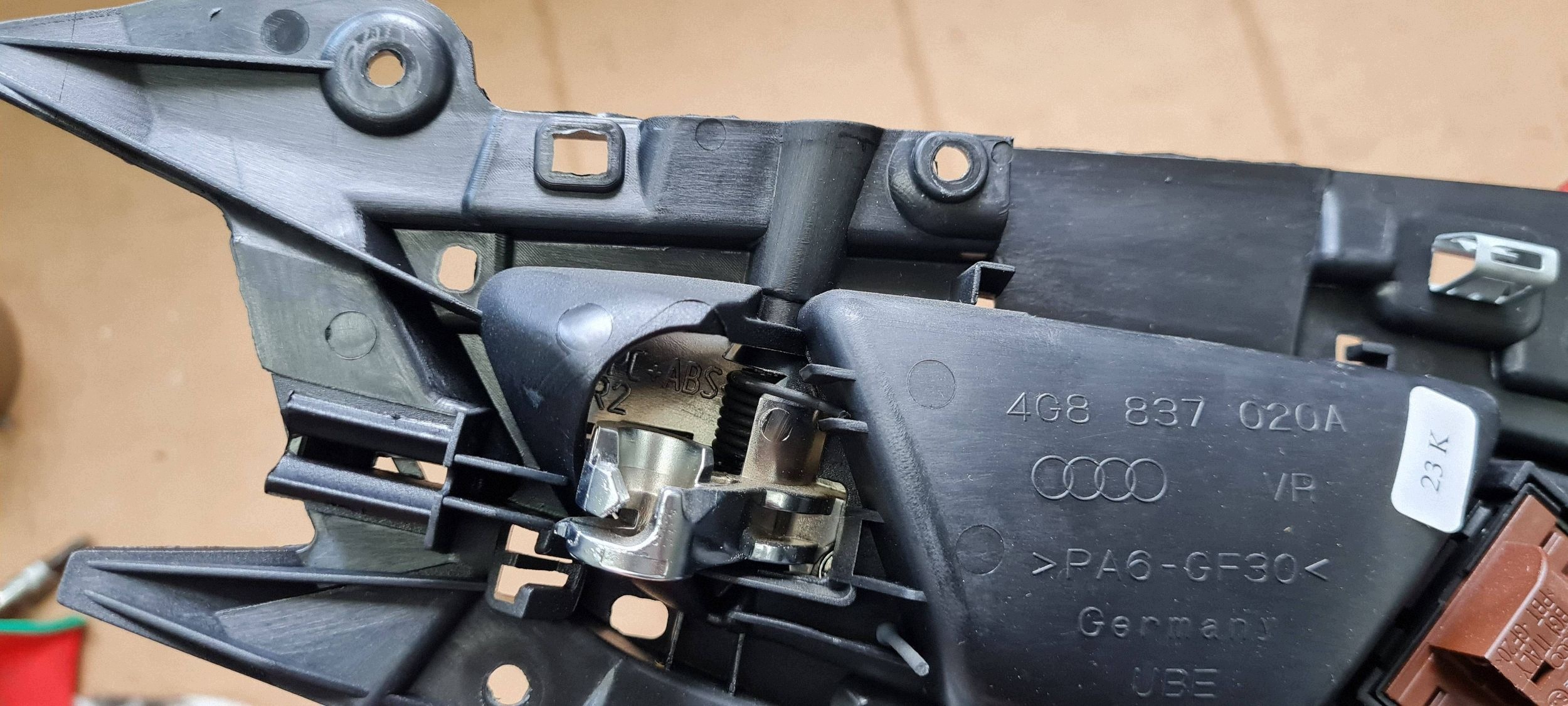 A7 4G handle door WEWNETRZA right right front 4G8837020A
