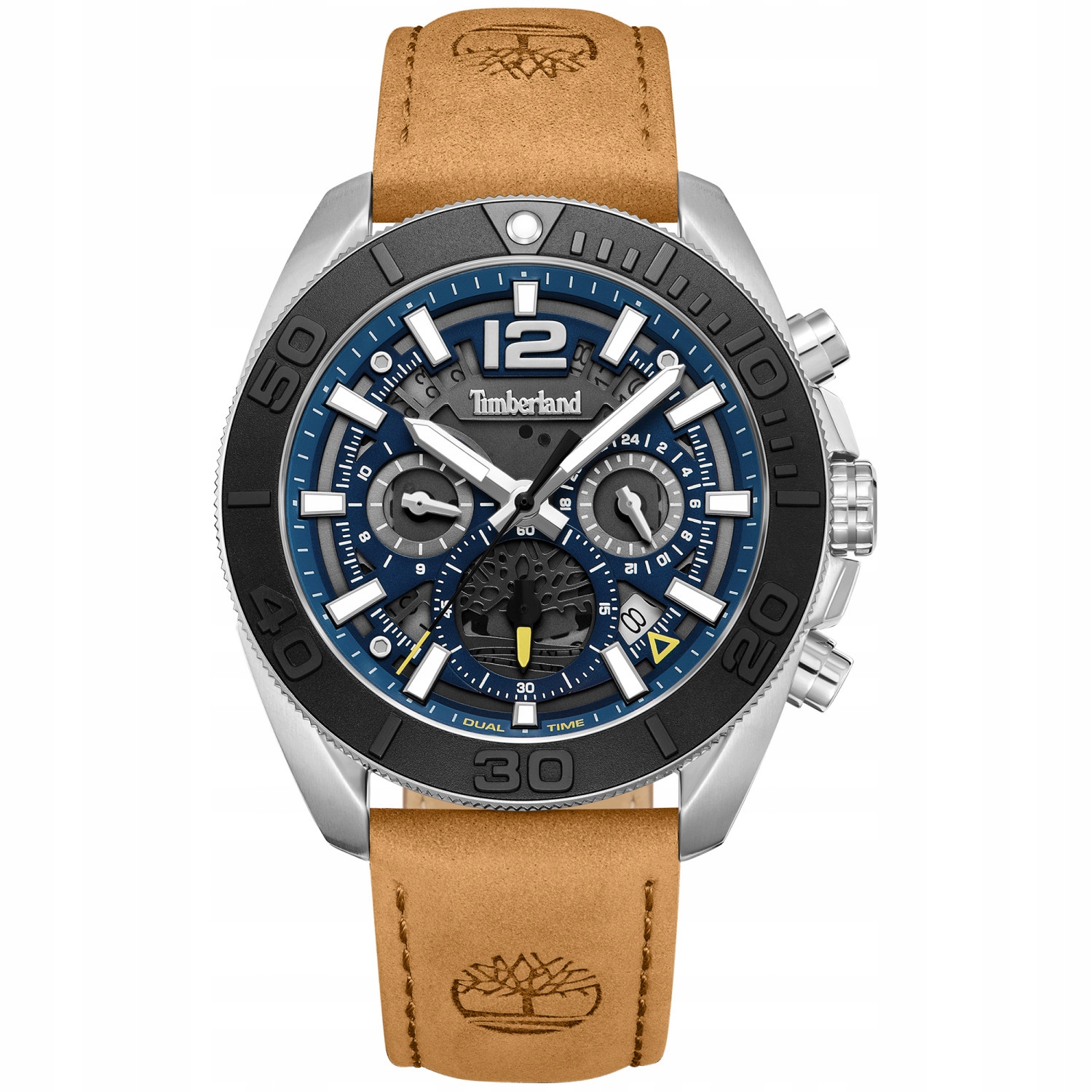 Pánské Hodinky Timberland TBL.TDWGF0041701, hnědý pásek