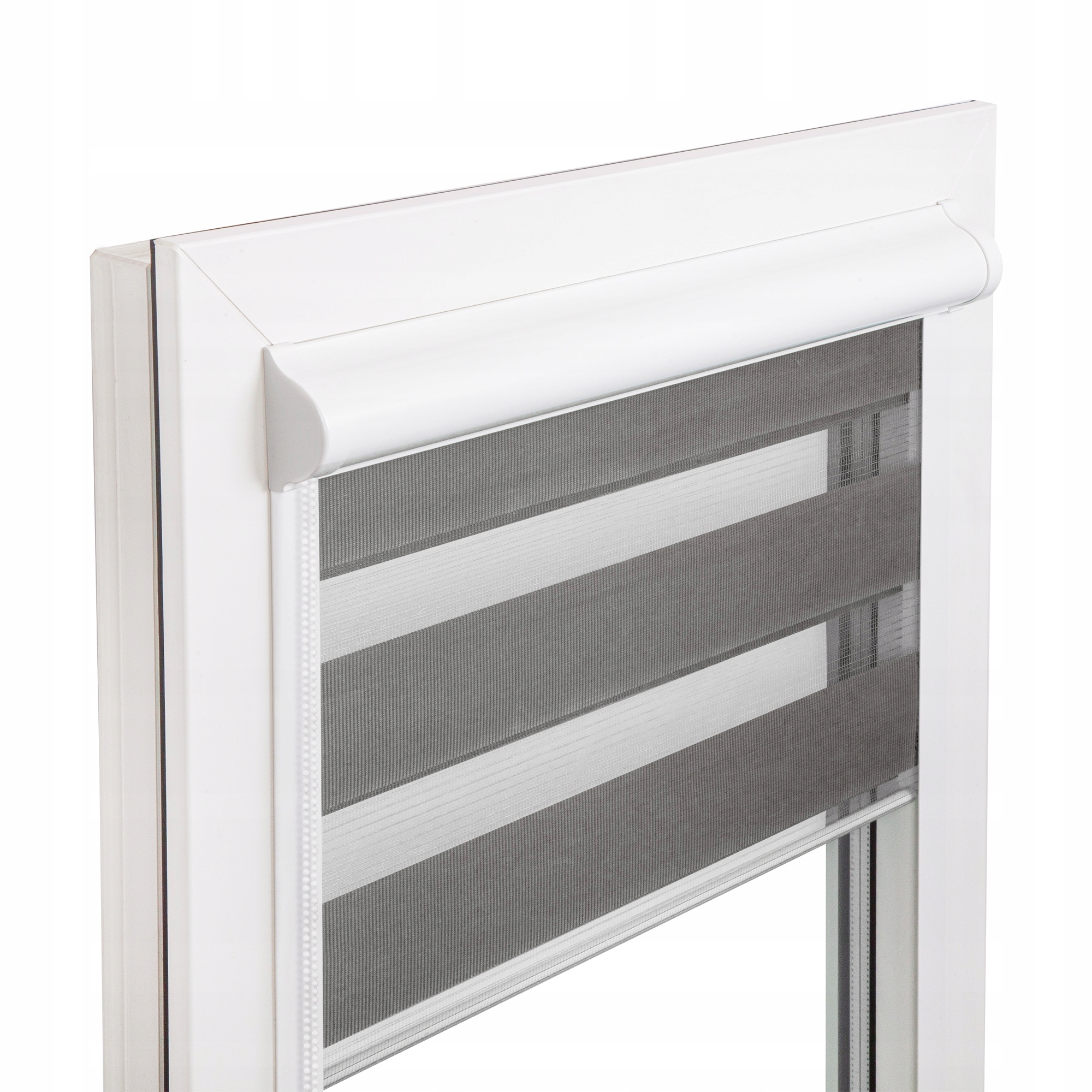 ROLETY DZIEŃ NOC WEWENĘTRZNE ROLETA W KASECIE Z PROWADNICAMI BALKON Marka Mardom