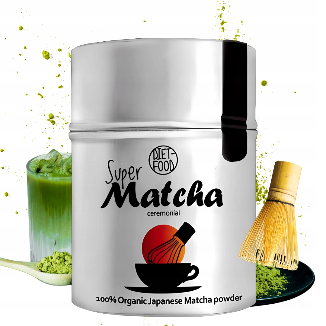 Matcha prášek zelený čaj 40 g Bio DietFood Japonská Obřadní Organizace