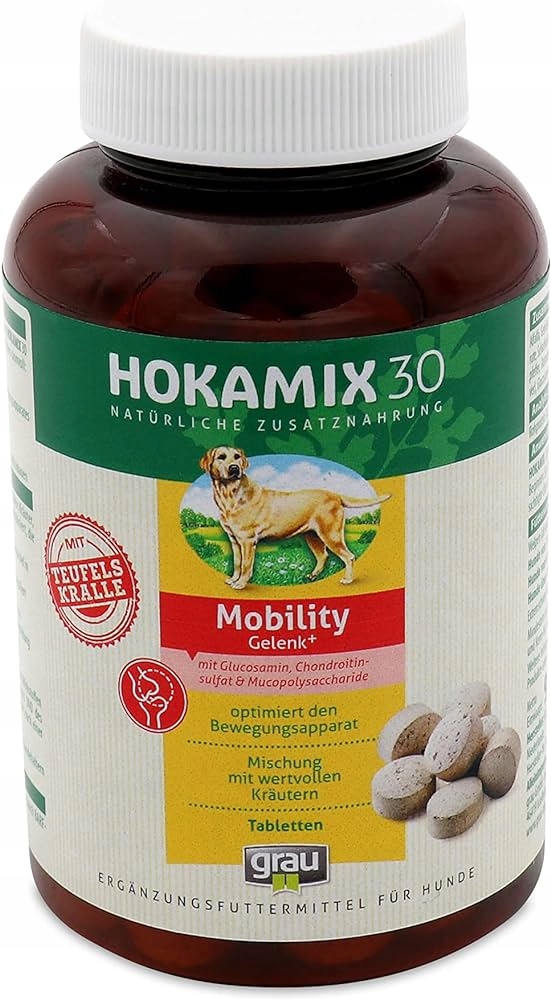 Фото - Ліки й вітаміни Hokamix Grau,  30, Mobility, Tablet , 90 szt, Barf 