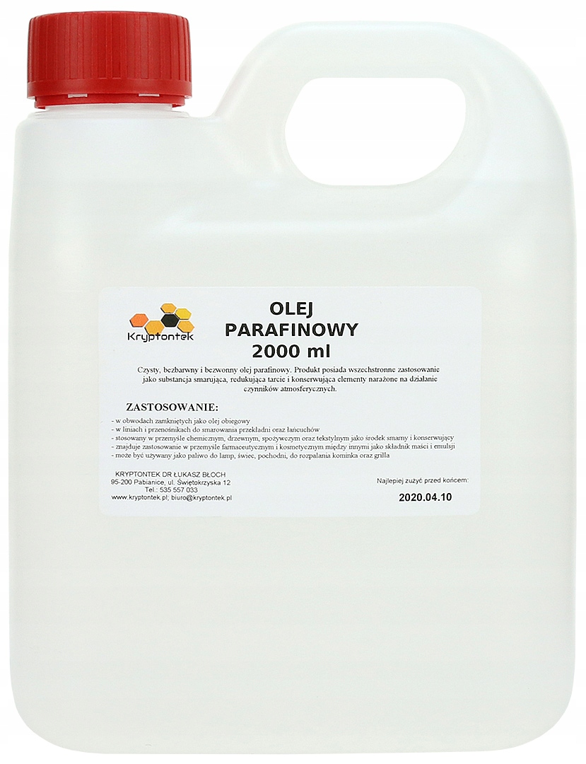 

Olej Parafinowy 2L Czysta Ciekła Parafina Smar