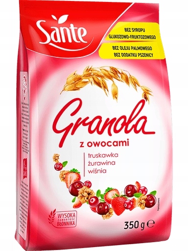 Levně 6X Sante – Ovocná granola 350 g