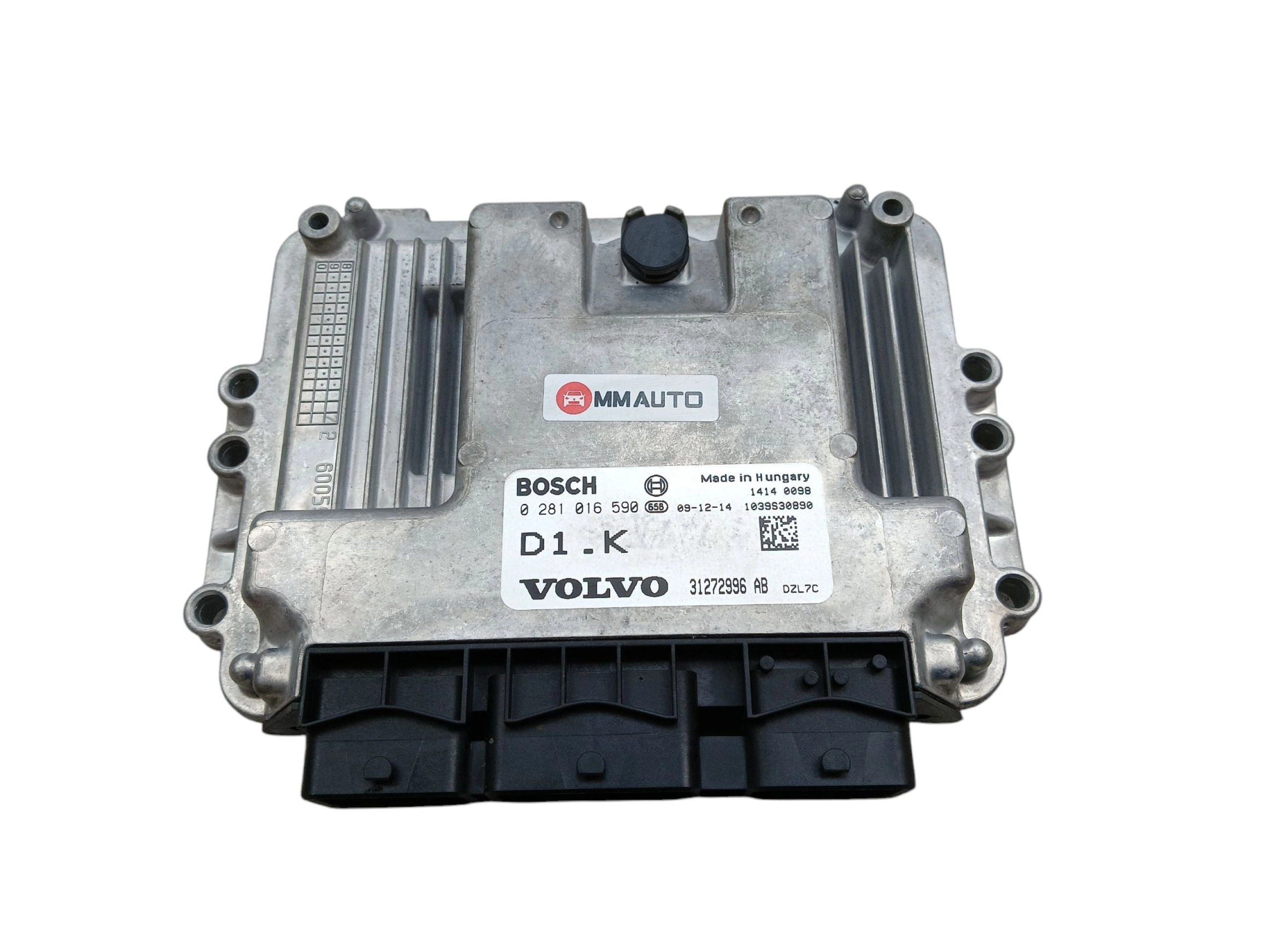 computer control unit of the engine VOLVO C30 S40 II V50 1.6 D 31272996