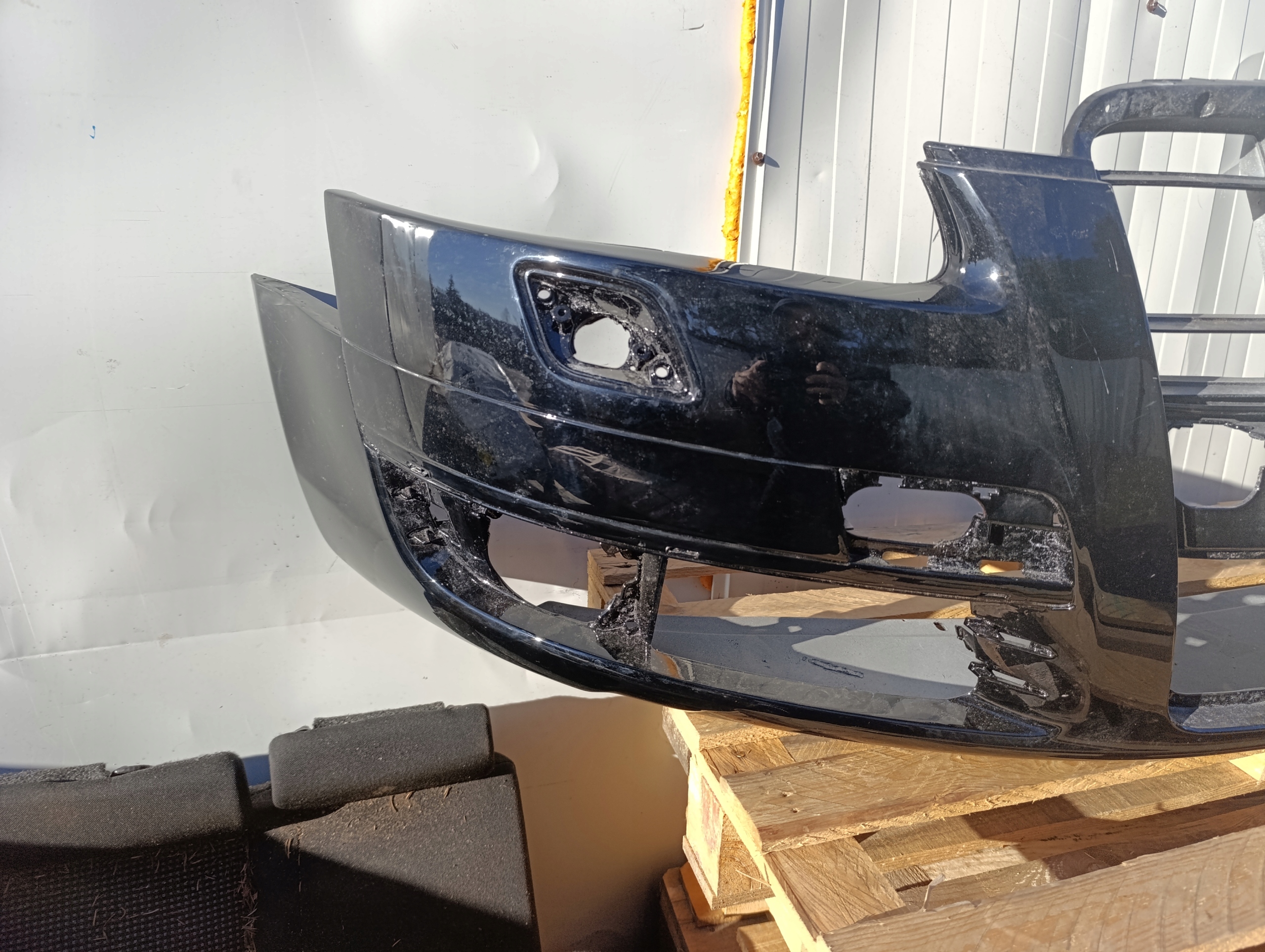 bumper front front audi a6 c6 przedlift xenon ly9b