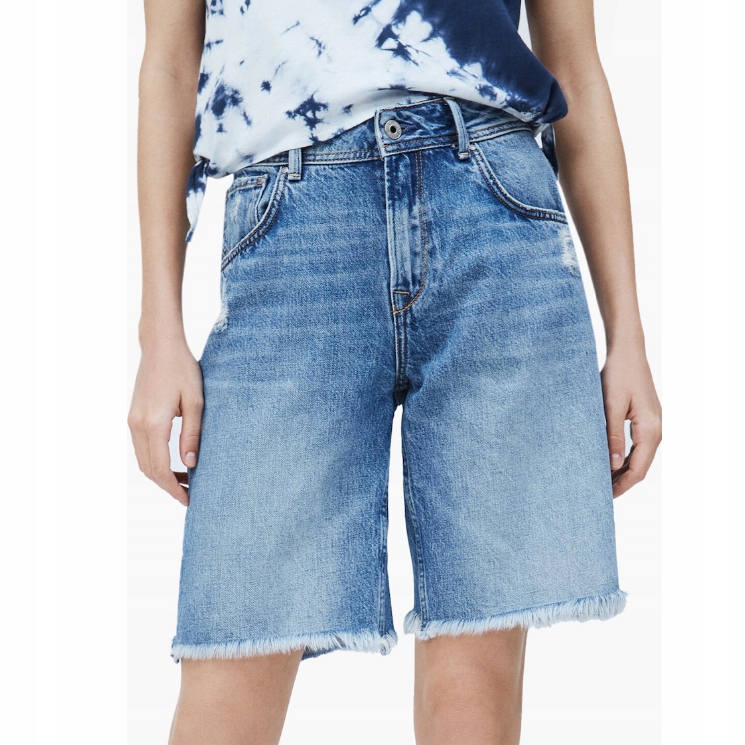 Dámské džínové Kraťasy Pepe Jeans nad kolena vel. W25