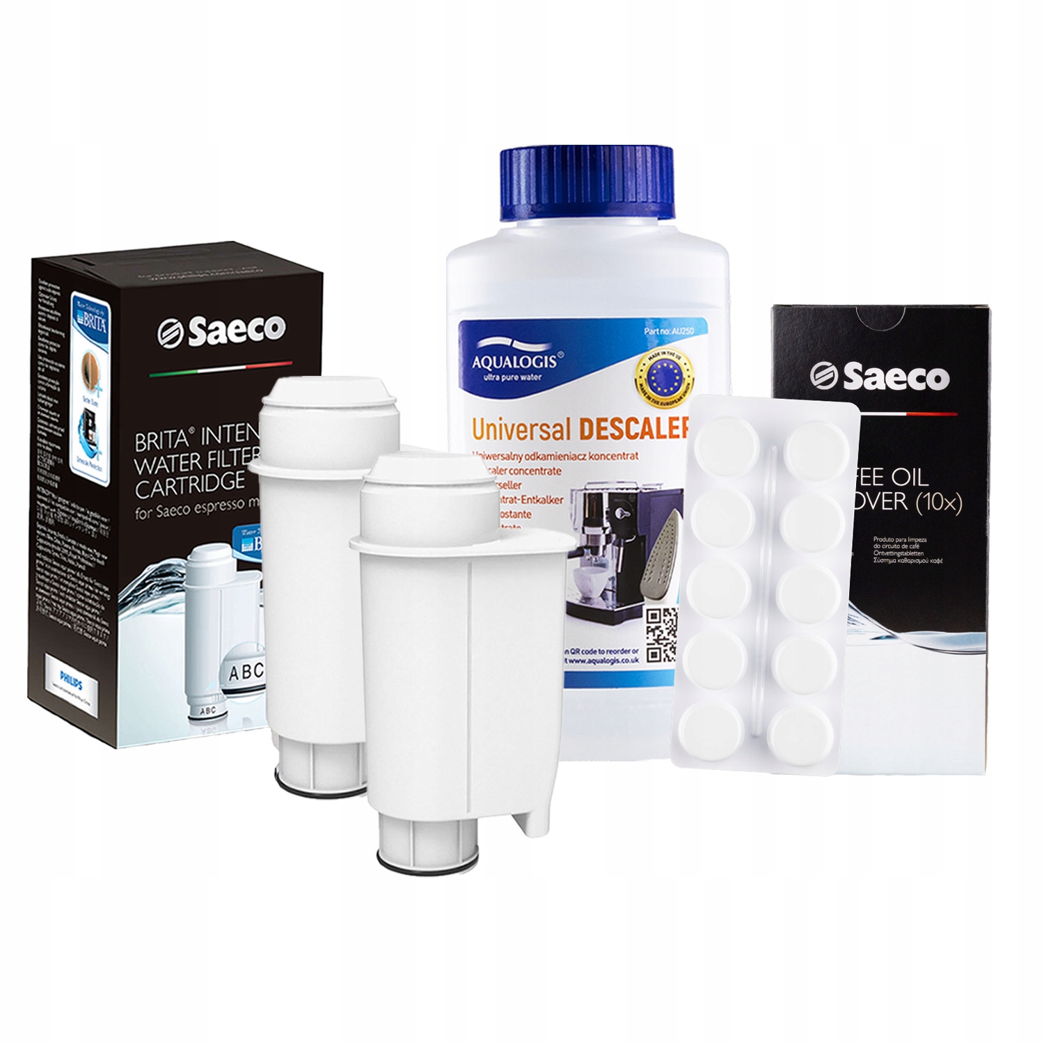 Tabletky Saeco Odvápňovač 250 ml filtr pro expedici Intenza+