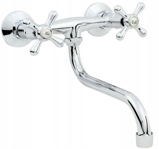 

Retro Bateria Ścienna Umywalkowa Do Łazienki Chrom