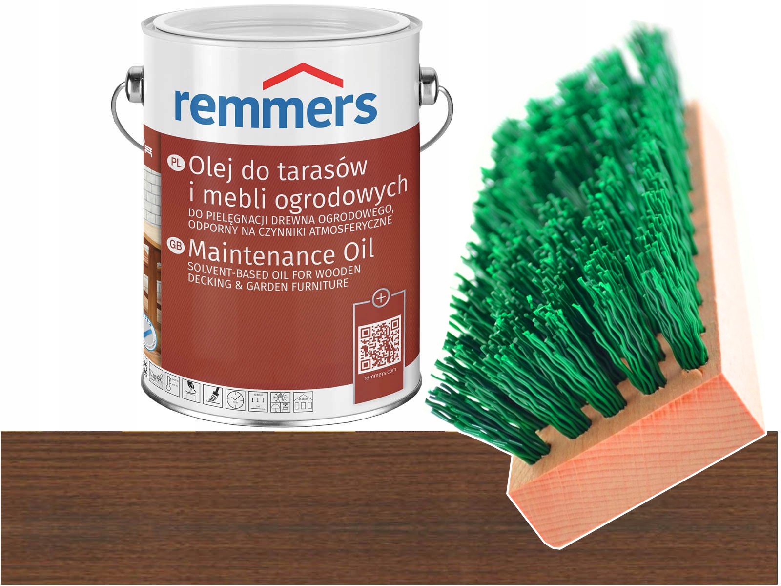 Remmers Pflege-ol olej na terasu 5L Kasztan