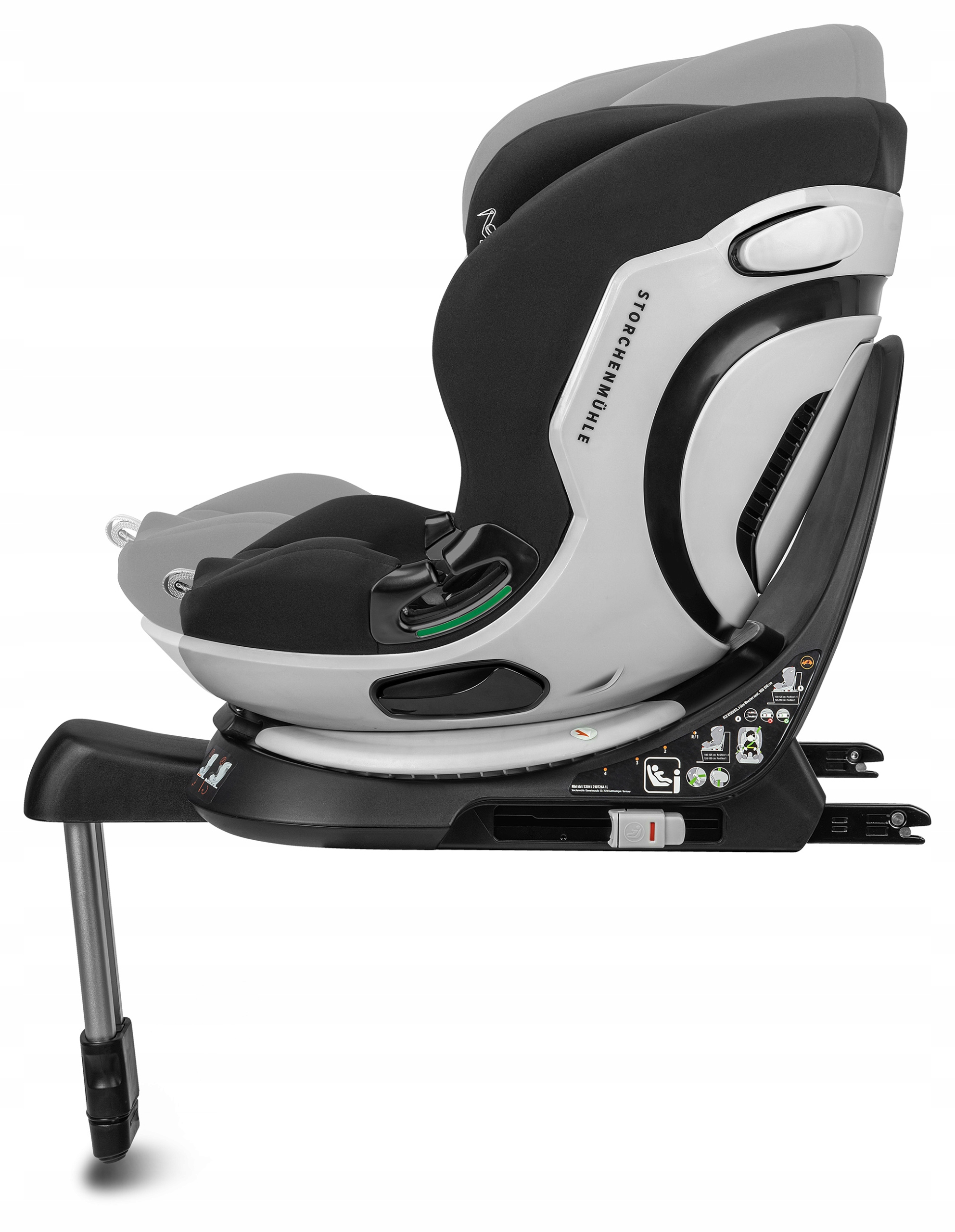 FOTELIK STM STORCHENMUHLE NIKI KID 9-36 ISIZE + LUSTERKO STM LED GRATIS Model Niki Kid