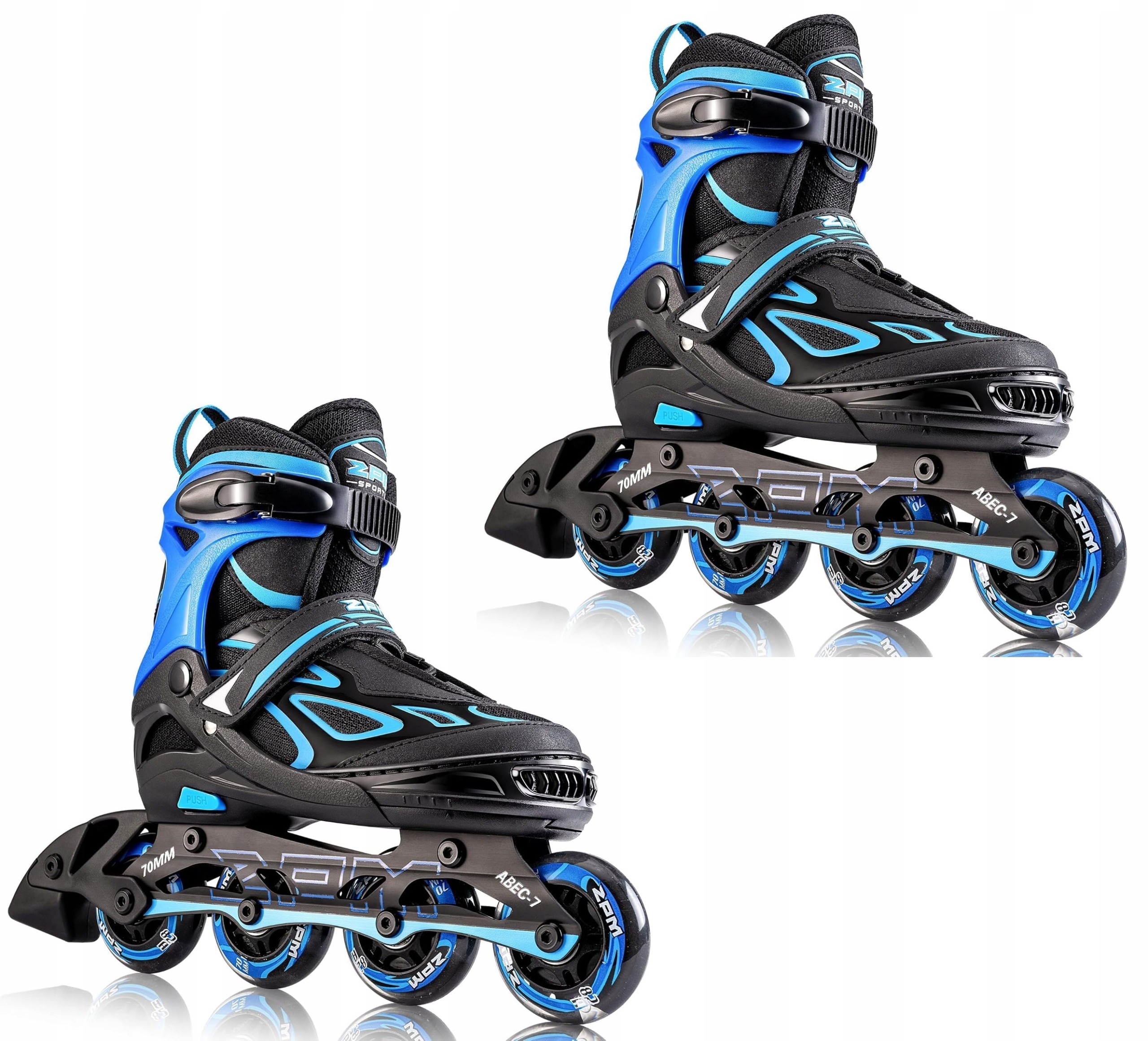 Kolečkové Brusle Nastavitelné Pro Chlapce I Dívky Kaučuk