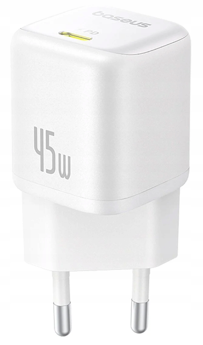 Ładowarka sieciowa Baseus PicoGo Gan Fast Charger 45W Biały