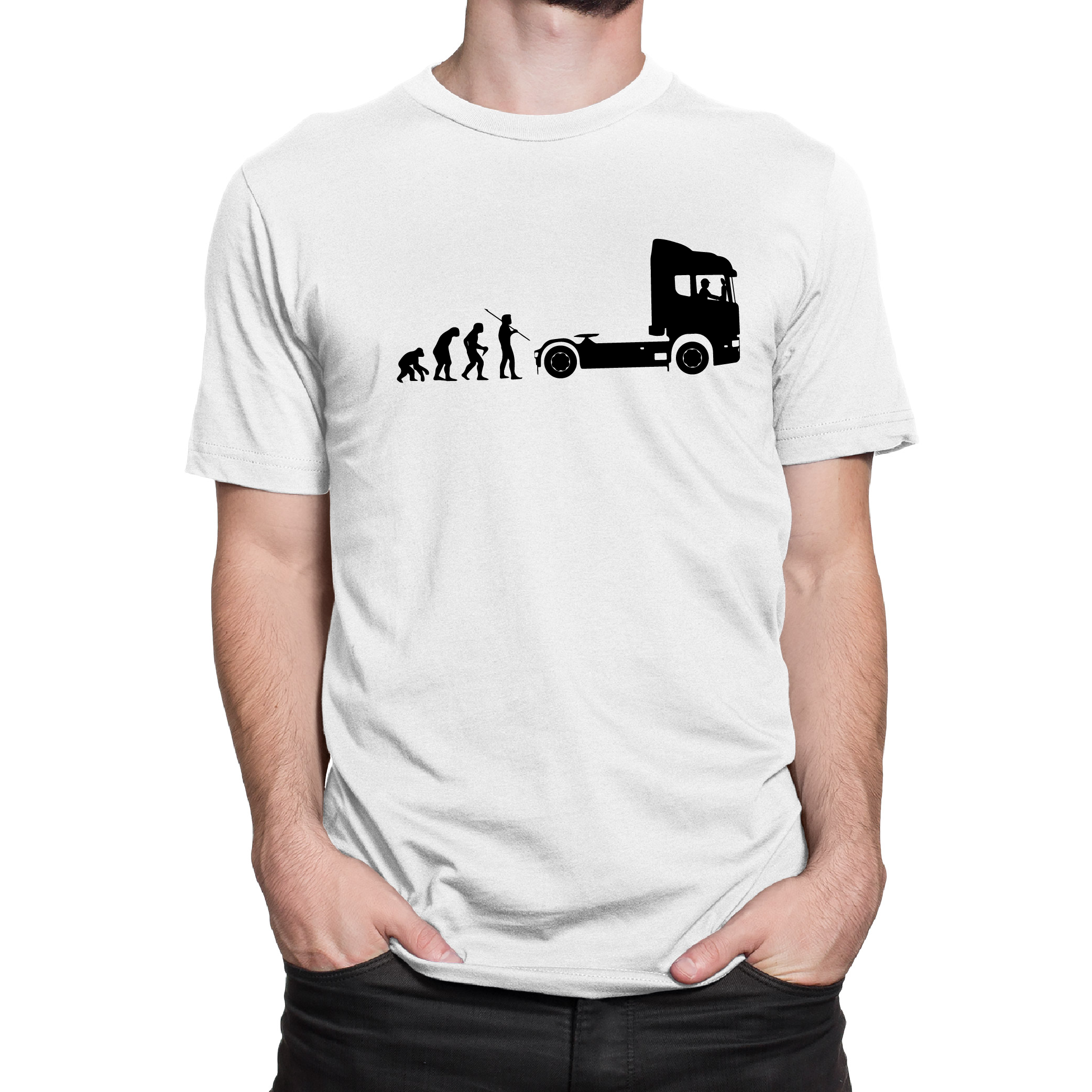

Koszulka Tshirt Ewolucja Prezent Dla Kierowcy Tira