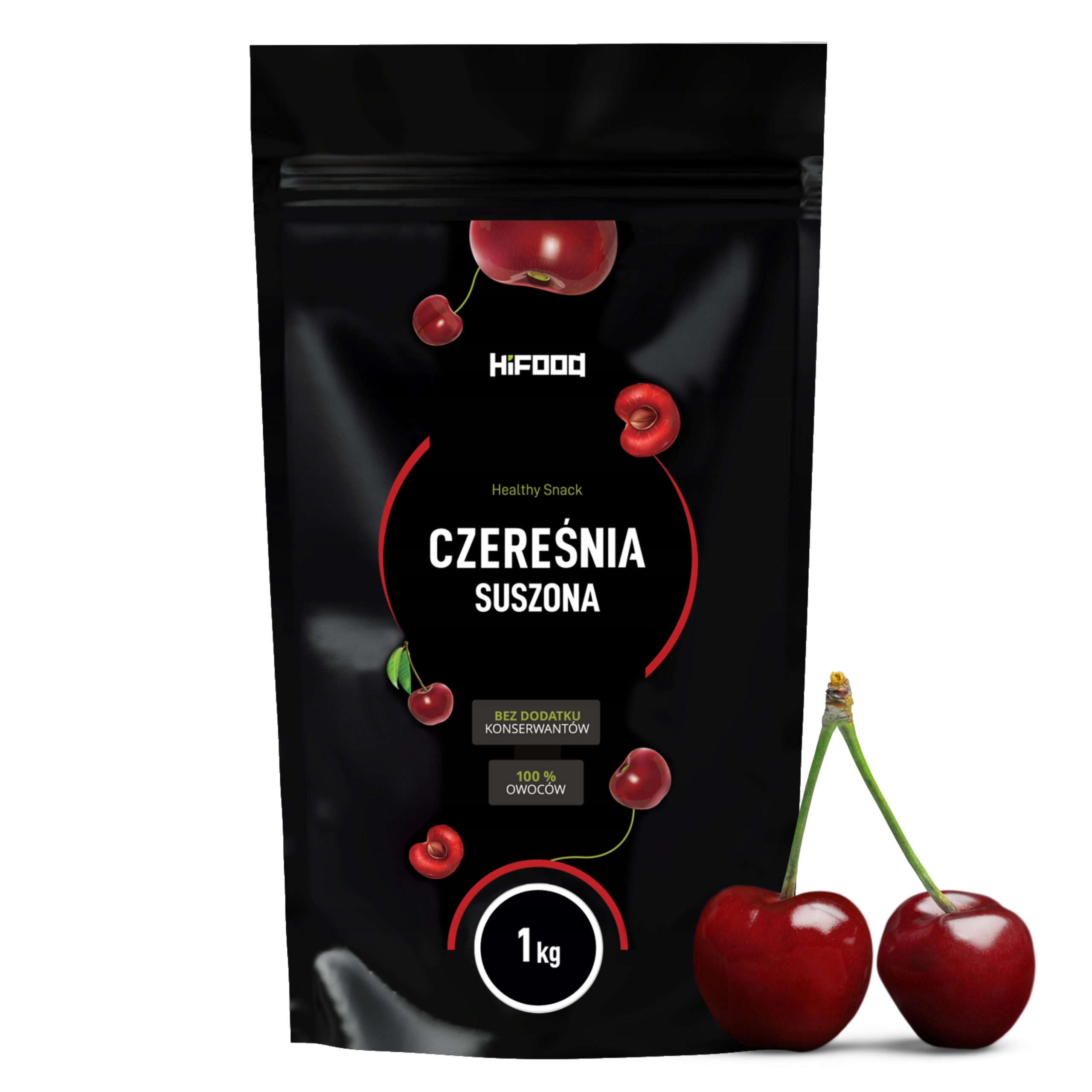 Czereśnie Suszone Naturalne Całe 1kg HiFOOD