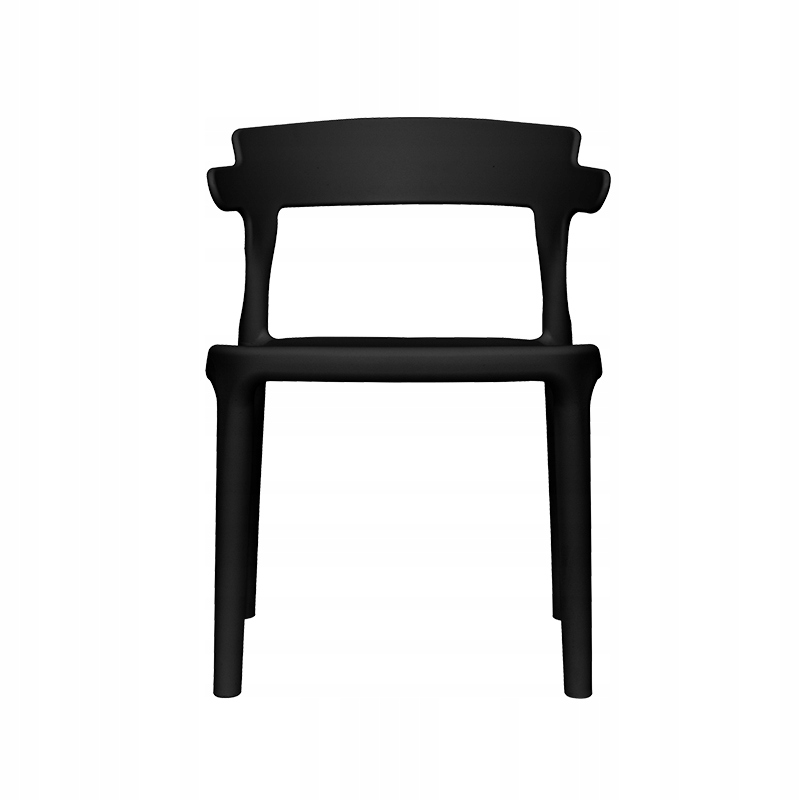 KRZESEŁKO DLA DZIECI Z OPARCIEM PLASTIKOWE CZARNE KRZESŁO DZIECIĘCE MOCNE Wysokość siedziska 26 cm