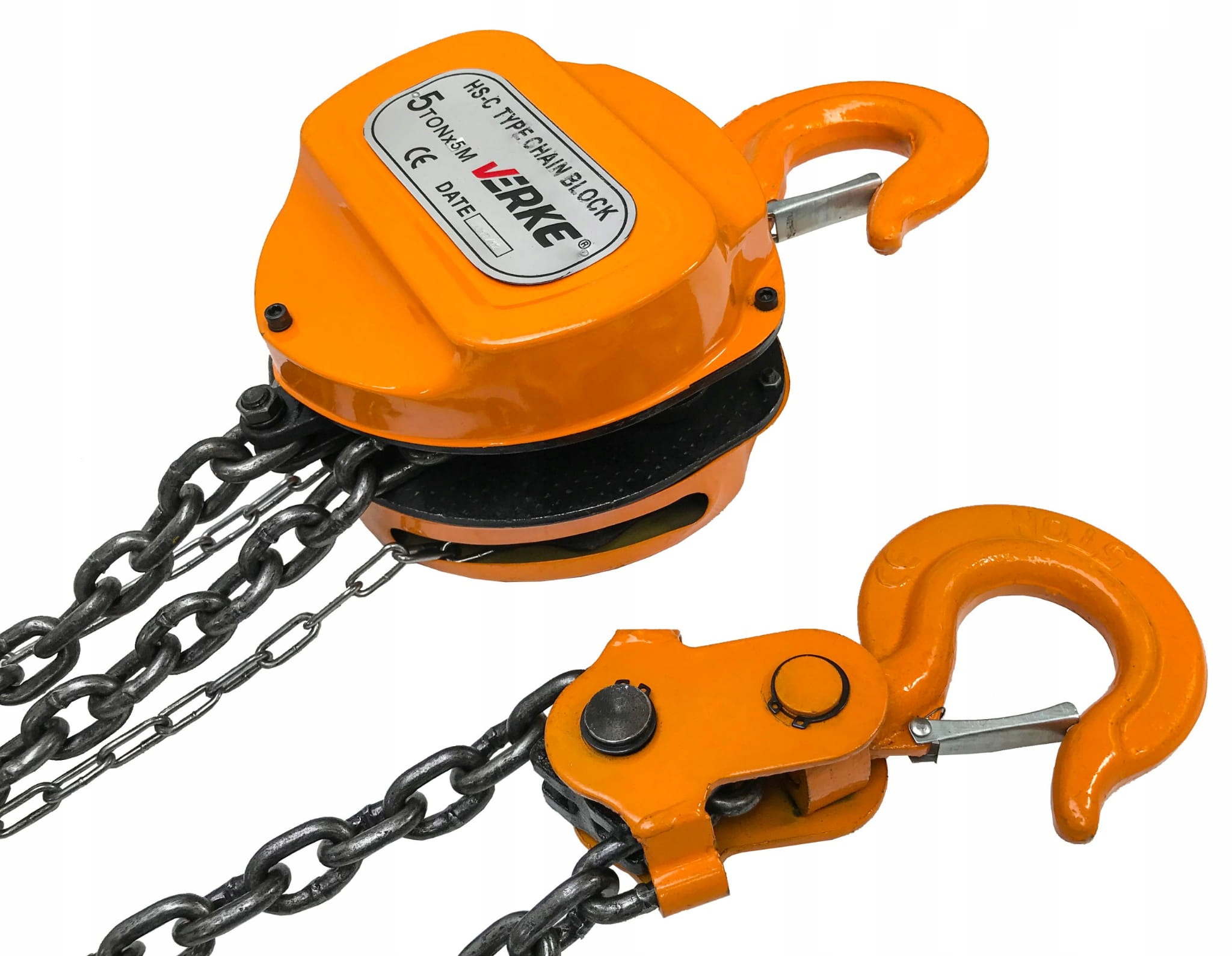 WCIĄGARKA WYCIĄGARKA WCIĄGNIK SILNIKA ŁAŃCUCHOWA WCIĄGNIK RĘCZNA 5T MOCNA Kod producenta V87268