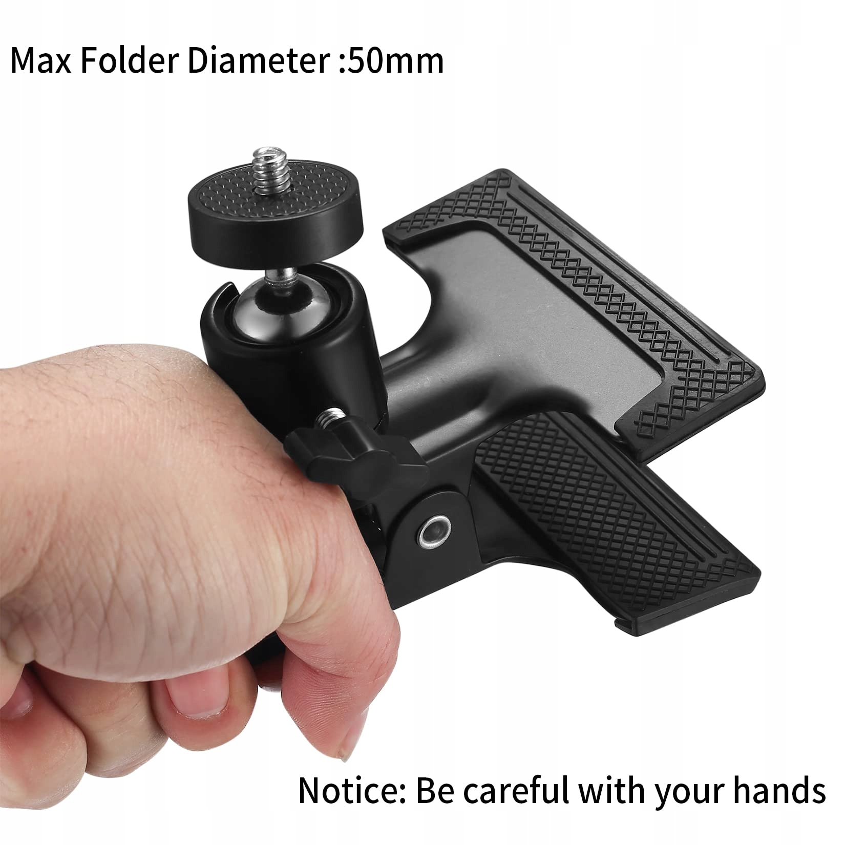Zestaw 2x Klamra Uchwyt Foto 360 Stopni 1 4 Cala Do GoPro DSLR BUT THE COW — miniatura 4