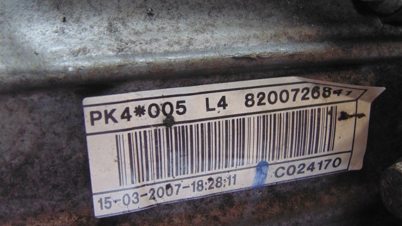 CAMBIO 2.0DCI PK4005 6 ingranaggi RENAULT ESPACE IV 02-10R