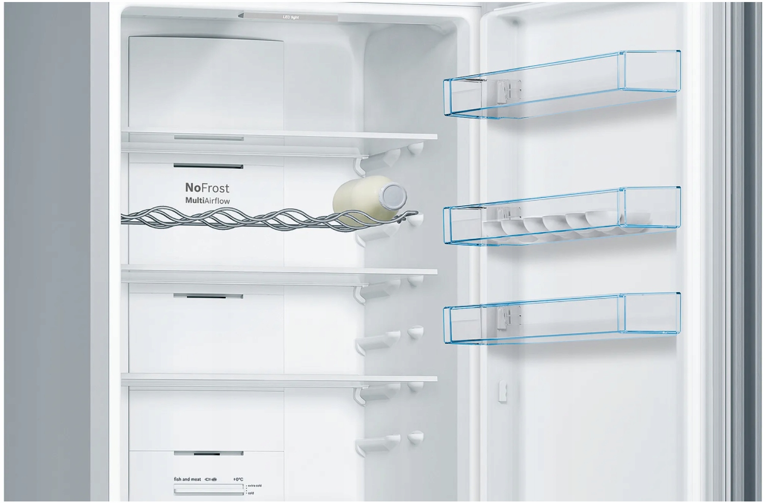 Lodówka Bosch KGN 39VLEB 368l NoFrost VitaFresh Rodzaj dwudrzwiowa