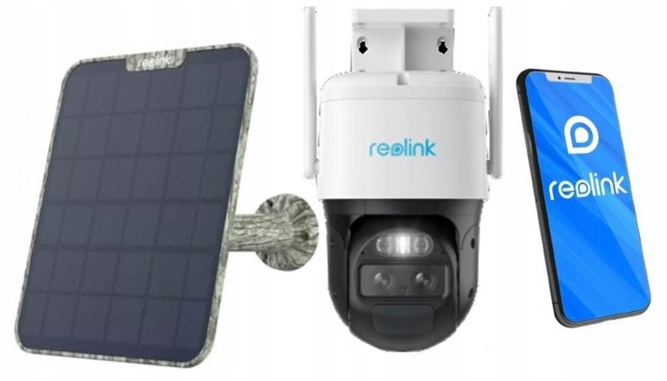 Kamera Reolink Trackmix Lte akumulátor solární panel 2 Camouflage