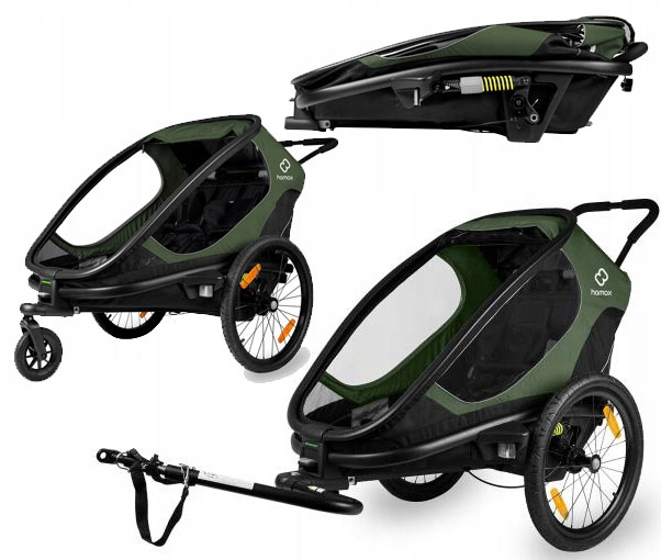 Przyczepka dziecięca Hamax Outback Twin 20" 2-osobowa