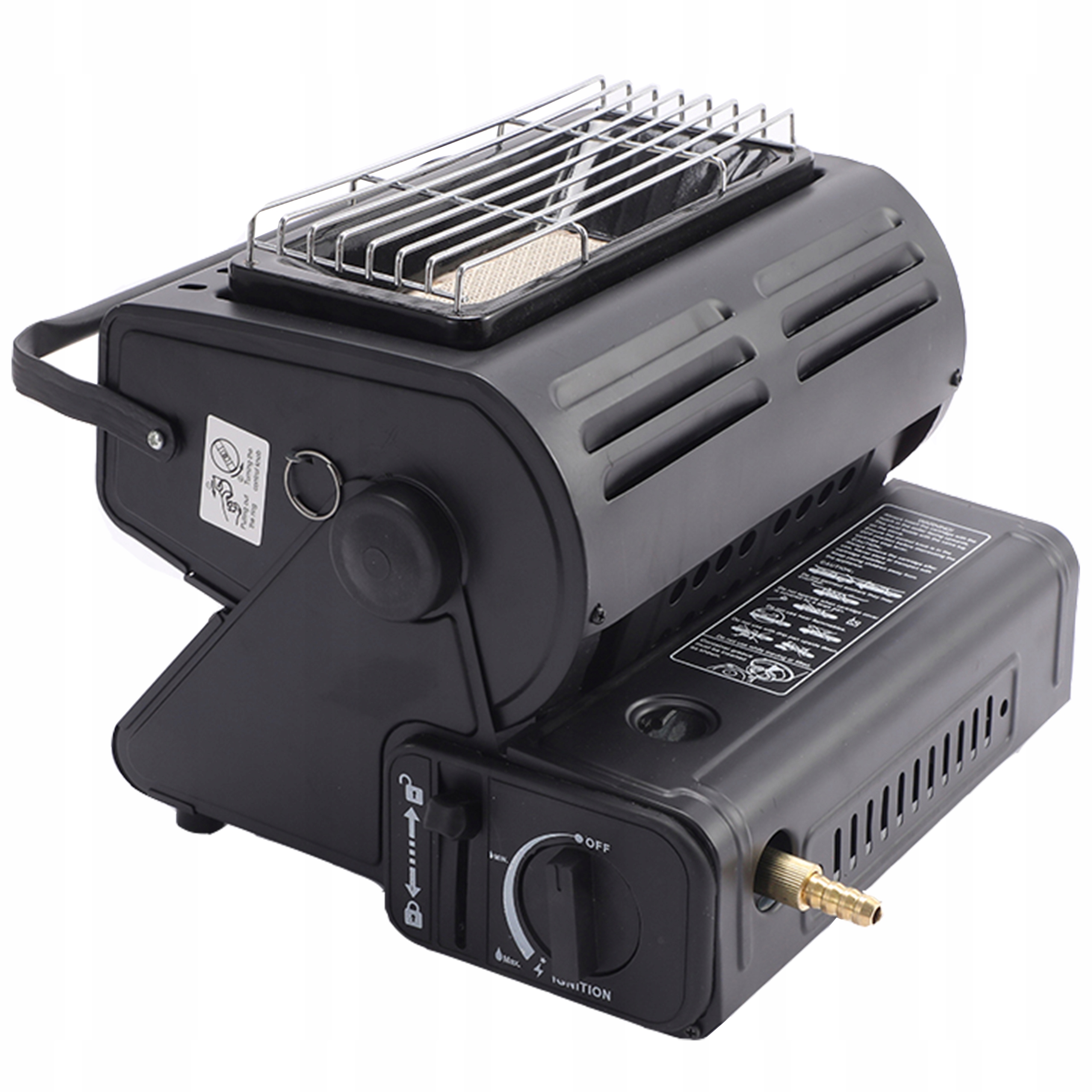 Plynový Turistický Vařič Přenosný Zářič Na Kartuši 1800 W