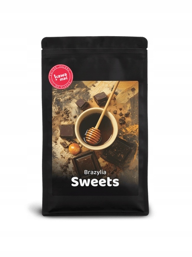 Levně Káva zrnková Brazílie Sweets 1 Kg Čerstvě pražená z pražírny KawaMać