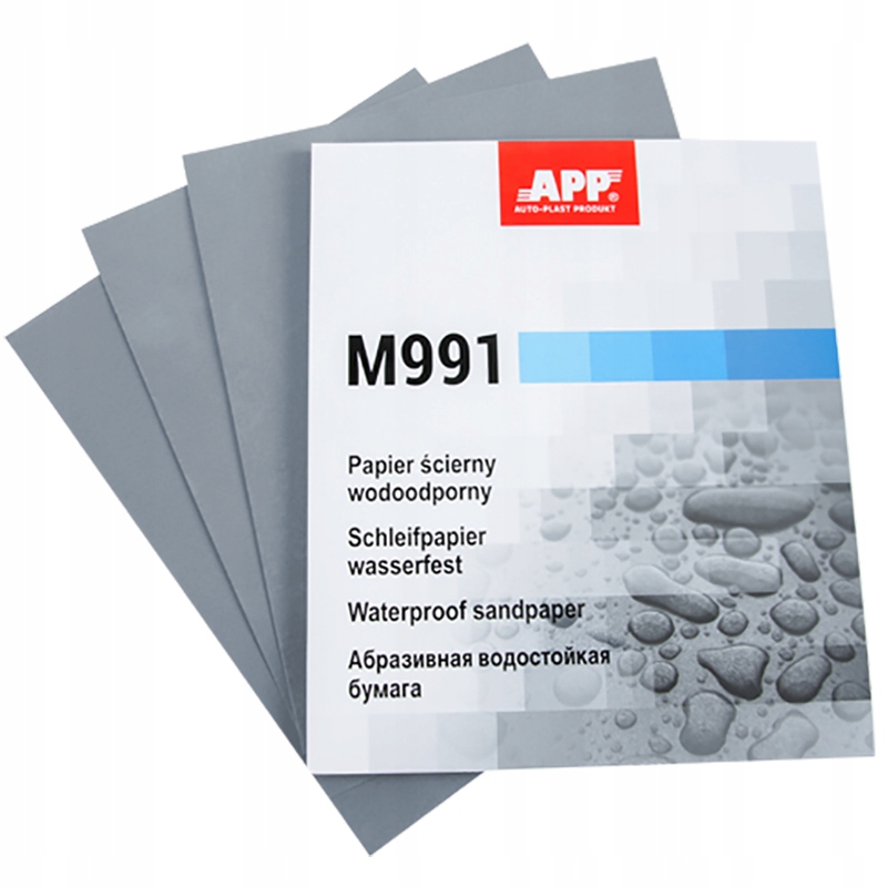 

App Zestaw papierów wodnych gradacja P800 P2500