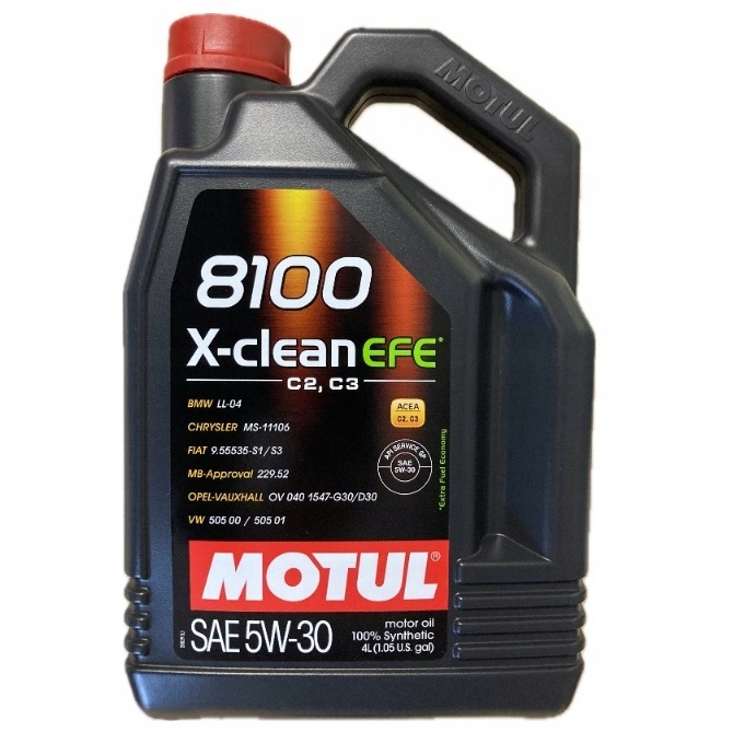 Olej Motul X-clean Efe C2 C3 5W30 4L