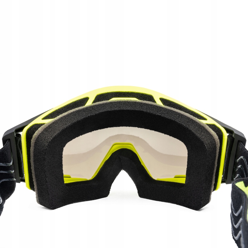 GOGLE IMX SAND FLUO YELLOW MATT BLACK SZYBA SILVER IRIDIUM CLEAR Typ cross/enduro