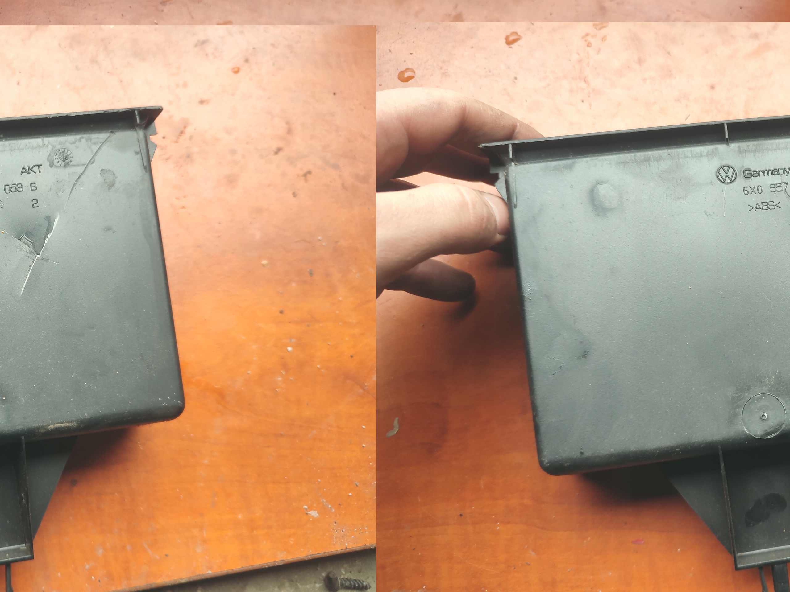 Seat Arosa plato passenger compartment 97-04 6X0857058B