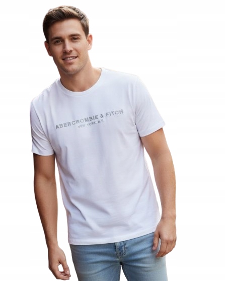 tričko Abercrombie Hollister tričko L bílá