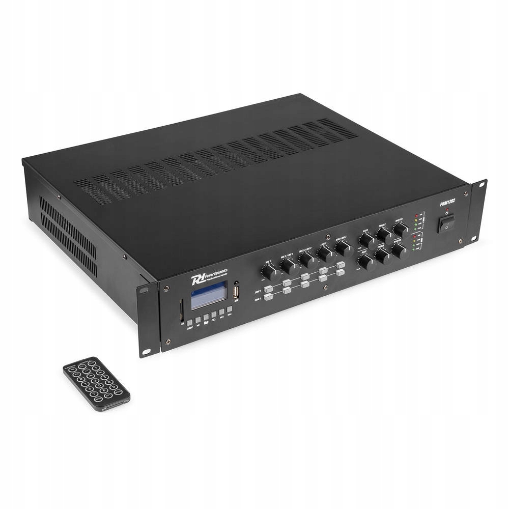 

Wzmacniacz 100V 2-strefowy 2x120W Bt Usb 19''2U