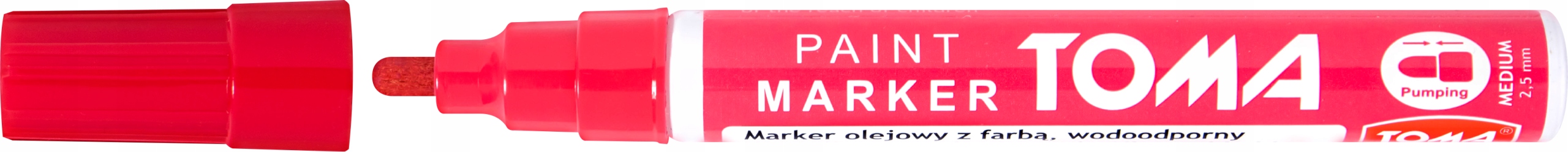 MARKER OLEJOWY TOMA TO-440 MAZAK CZERWONY