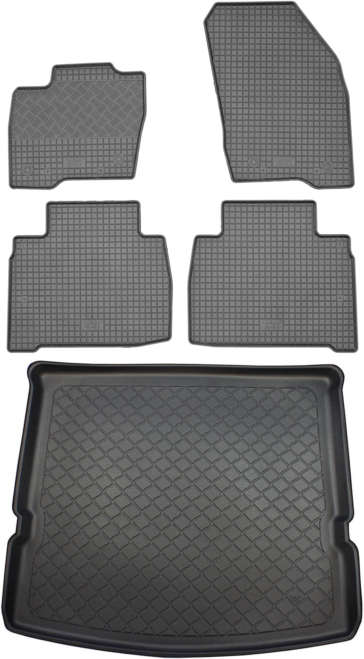 Ford S-Max II Van (5-dverový) od roku 09.2015 Sada Koberce batožinový priestor