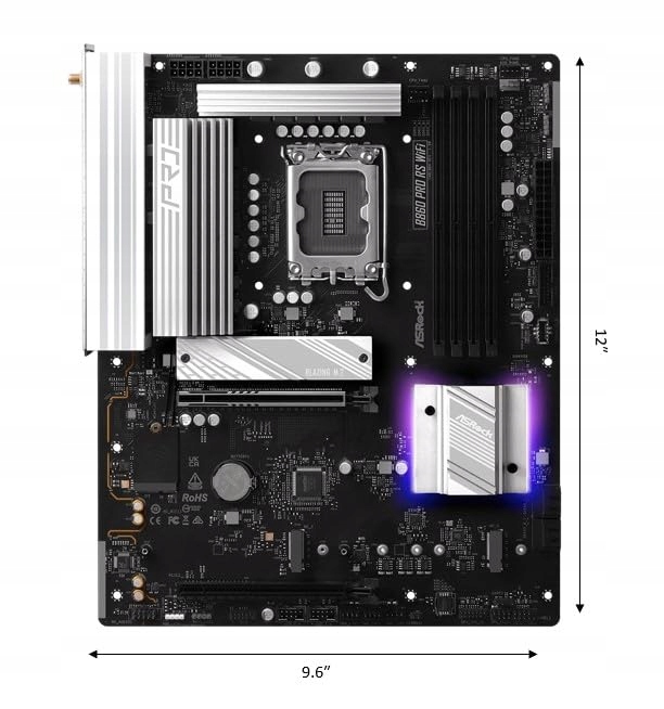 ASRock B860 Pro RS WiFi Płyta Główna Intel Core Ultra DDR5 — miniatura 3