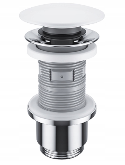 EXCELLENT KOREK UMYWALKOWY CLICK-CLAK BIAŁY