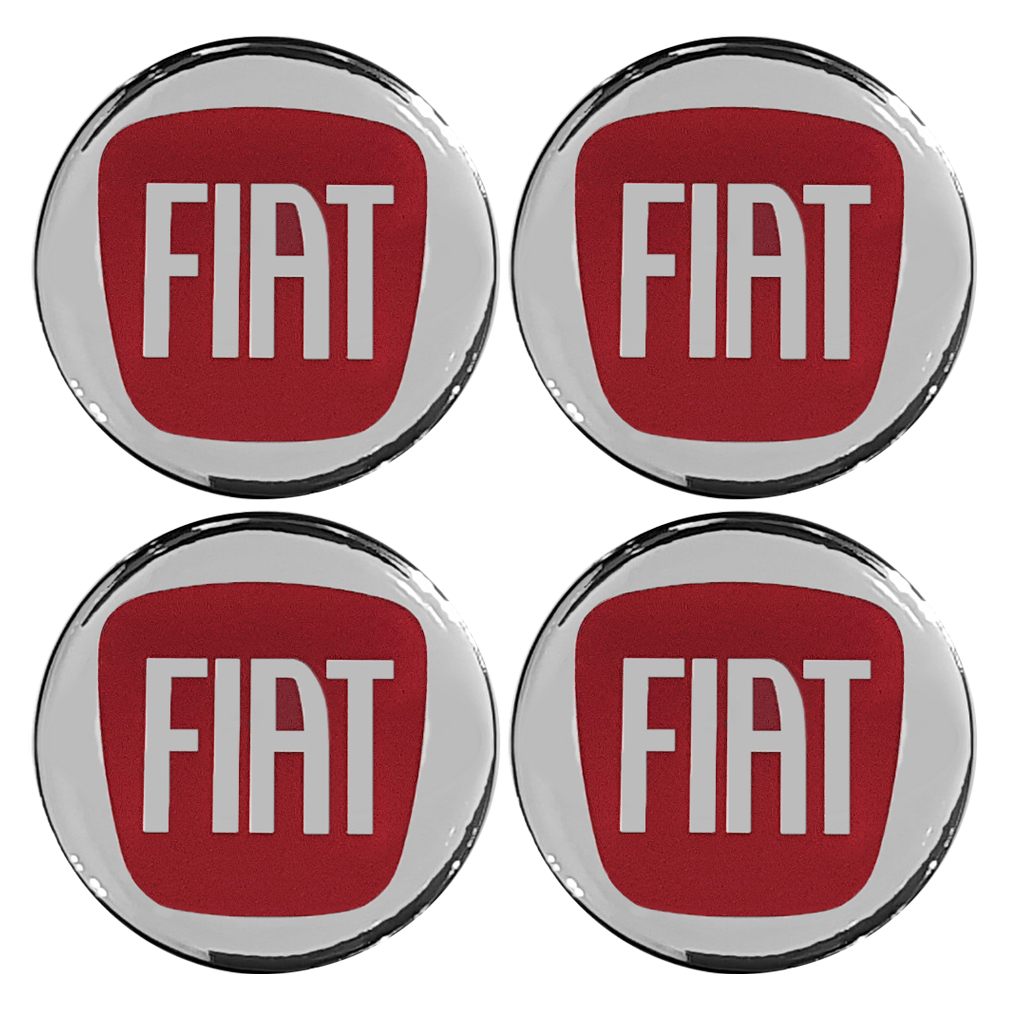 FIAT EMBLEMATY NAKLEJKI NA KOLPAKI ALU FELGI 70mm