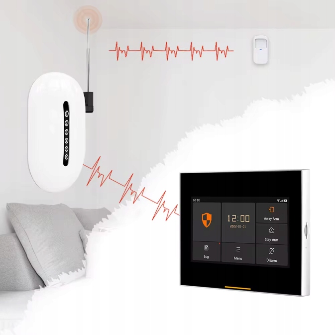 WZMACNIACZ SYGNAŁU ZASIĘGU RADIOWEGO SIECI REPEATER 433MHZ SYSTEMY ALARMOWE Stan opakowania oryginalne